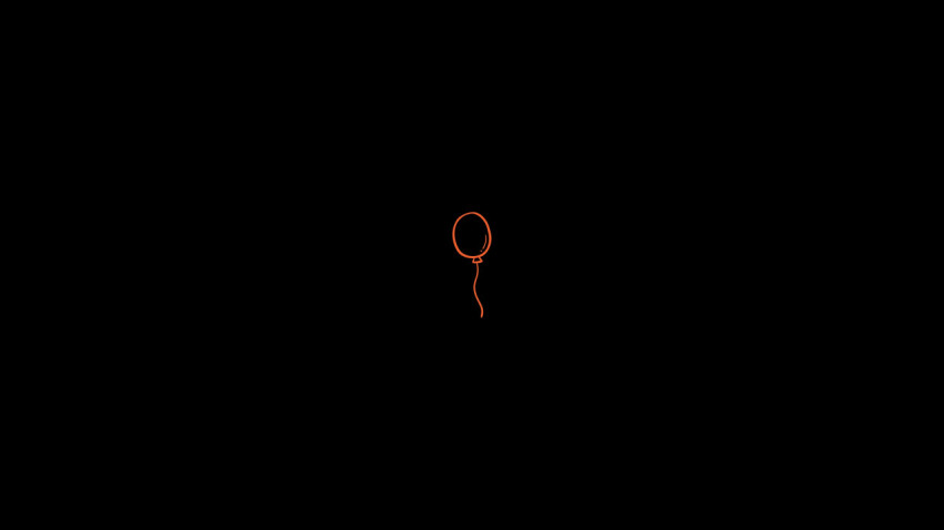 Balloon Minimalist Desktop Wallpaper